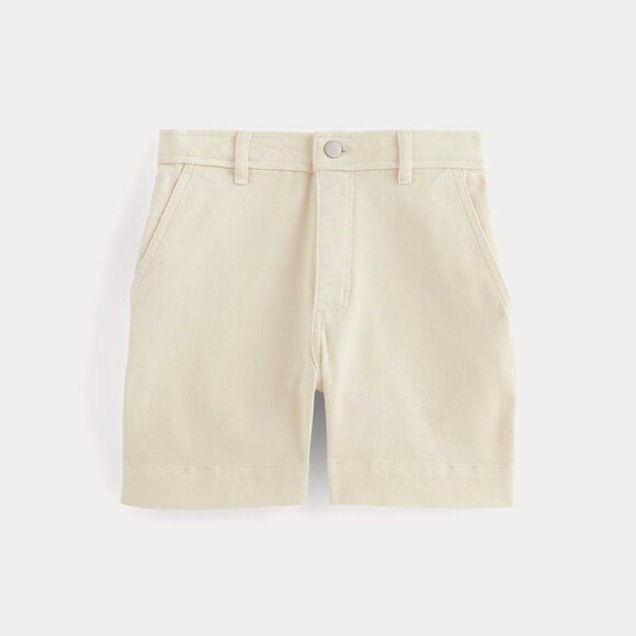 Everlane Women's Utility Short in Bone White, Size 00, Cotton/Twill - Picture 1 of 4
